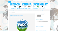 Desktop Screenshot of beachchairscientist.com