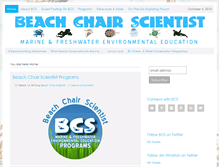 Tablet Screenshot of beachchairscientist.com